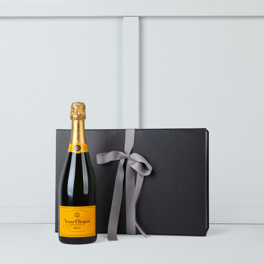 Bottle of Veuve Cliquot champagne from Sherree Francis Flowers 