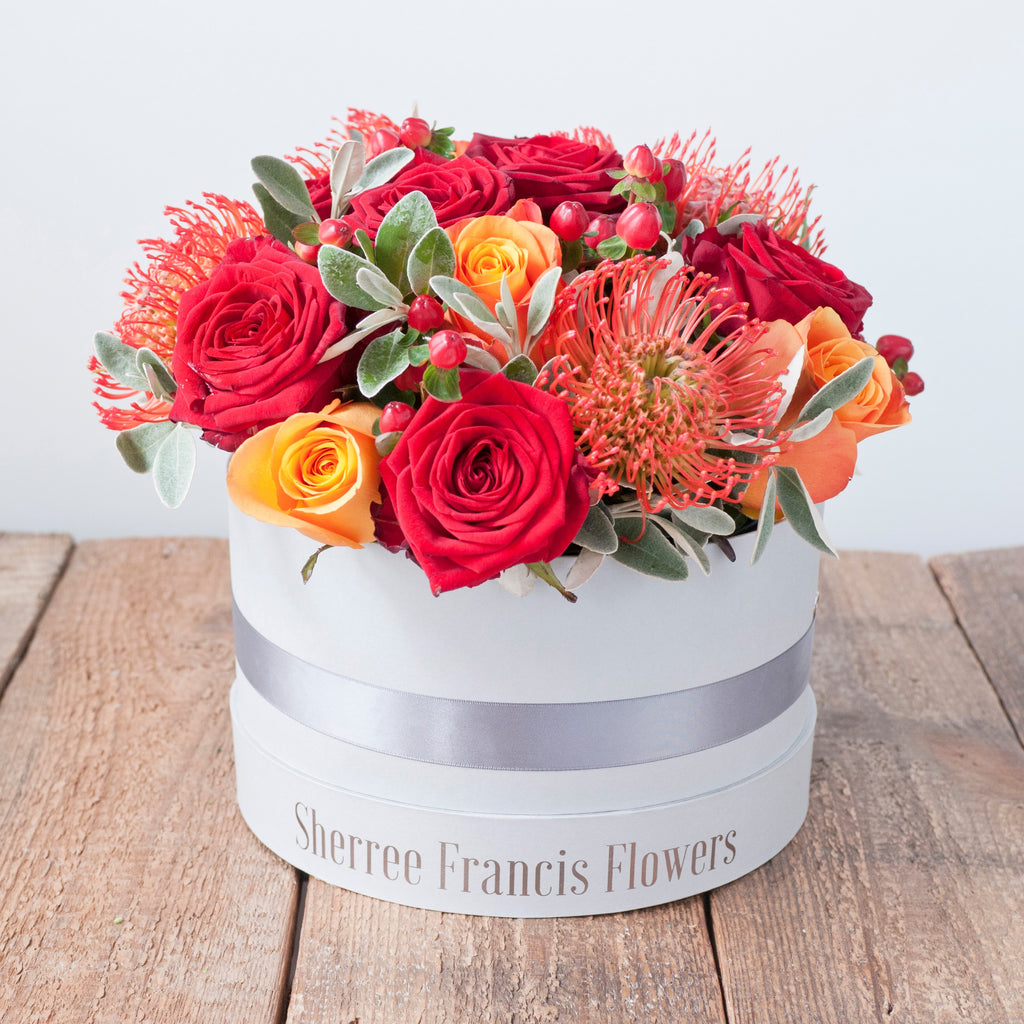 Flower Hat Box Collection - Sherree Francis Flowers